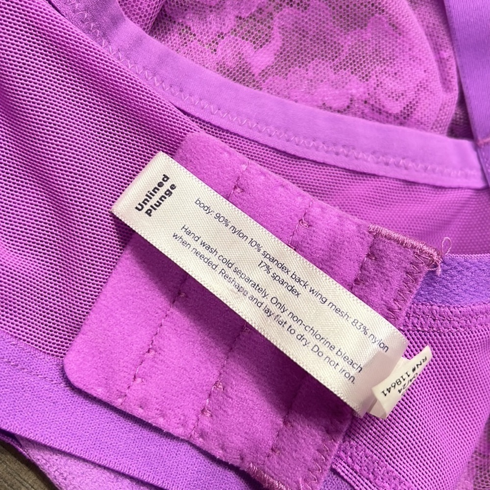 Cacique Lace Underwire Bra in Vibrant Purple - Picture 10 of 11
